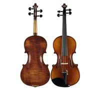 Violín 4/4 Flameado Fondo Una Pieza Violín Profesional Violín 4/4 Fondo Una Pieza Violín Flameado