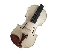 Violín 4/4 Fondo de arce flameado europeo Tapa de pícea Sin barnizar