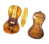 Violín 4/4, pintura exquisita en el diapasón violín de modelado seleccionado 4/4 violín de madera maciza