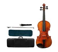 Violín 4/4 Tono Abierto Madera De Abeto Seleccionada Flor Tallada Tono Rico Hermosa Artesanía SET