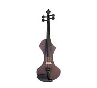 Violín 4/4 Violín Eléctrico De Tamaño Completo Violín Mudo De Madera Maciza Juego De Estuche De Puente De Arco De Violín Eléctrico/mudo Hecho A Mano Avanzado (Color : Dark crimson)
