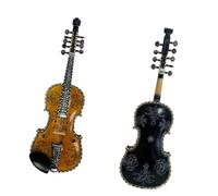 Violín 4/4 Violín Tono dulce y rico Bonita tapa de abeto con excelentes incrustaciones y dibujos