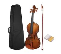 Violín Acústico 4/4, Diapasón De Desplazamiento Trasero De Arce Superior De Madera De Abeto De Tamaño Completo Con Arco De Estuche De Transporte Para Estudiantes Principiantes (Color : Pattern 1)