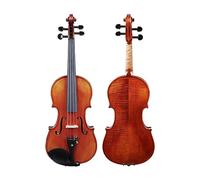 Violín Acústico 4/4, Panel De Abeto, Violín De Madera Maciza Con Estuche, Arco, Violín, Instrumento Musical Para Estudiantes Principiantes