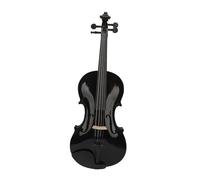 Violín Acústico, 4/4 Violín Acústico Set Principiantes Kit de Inicio con Caja Colofonia Hombro Resto Mezclador Cadena Arco Diapasón Pegatina Regalo Para Amigos, Familia o una