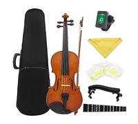 Violín Acústico Con Tapa De Abeto 4/4, Con Estuche, Cuerdas Para Arco, Reposabrazos, Tela Afinadora