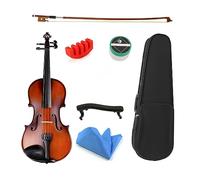 Violín Acústico De Arce Flameado 4/4 3/4 Violino Mate Instrumento Musical De Tamaño Completo Con Accesorios (Color : 1/8)