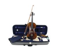 Violín Acústico De Arce Flameado Maestro Violín Antiguo Hecho A Mano Tamaño Completo 1/4,1/2,3/4,4/4 Piezas De Ébano Con Arco De Caja (Color : 1/2)