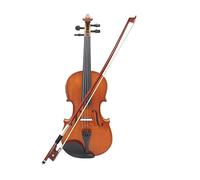 Violín Acústico Eléctrico 4/4, Violín De Madera Maciza Con Estuche, Arco, Color Madera, Violín Profesional Para Principiantes