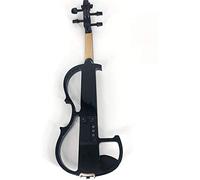 Violín acústico hecho a mano para principiantes, electroacústico electrónico, rendimiento profesional, negro, 4/4, rendimiento estudiantil