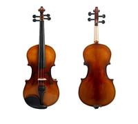 Violín Acústico Violín 4/4 Madera Maciza Hecho A Mano Kit De Violín Para Principiantes Con Estuche De Transporte Puente De Arco (Color : D)