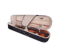 Violín Acústico Violín Tablero Superior De Pino Blanco Tablero Trasero De Arce Aparador Arco De Caoba Con Estuche De Transporte Reposabrazos