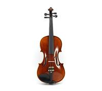 Violín Avanzado Hecho A Mano Violín De Arce Flameado 4/4 Piezas De Ébano Con Placa De Abeto Con Afinador De Caja De Arco