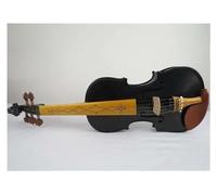 Violín Bonitos colores negros violín eléctrico de 5 cuerdas y violín acústico 4/4