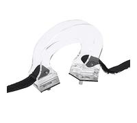 Violin Bow Corrector Violin Bow Collimator Guilding Tool con correa ajustable para la práctica de entrenamiento(1/8-1/4)