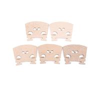 Violin Bridges Full Size 4/4 Violin Maple Bridge Violin Parts-5 Pack