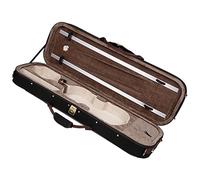 Violín Caso Estuche De Violín Profesional Negro A Prueba De Golpes E Impermeable Bolsa De Violín Portátil Con Higrómetro Incorporado (Color : 4/4)