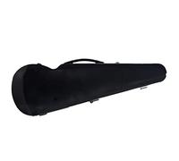 Violín Caso Estuche Rígido Para Violín 4/4 Tamaño Completo Lujo Con Suspensión Higrómetro Alto Brillo Fácil De Transportar Ultraligero (Color : 01)