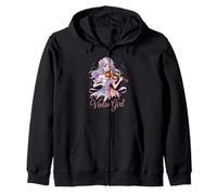 Violín Chica Mágico Anime Acuarela Instrumento Musical Sudadera con Capucha
