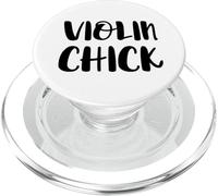 Violín Chick Violinista Músico Músico Orquesta Jazz String PopSockets PopGrip para MagSafe