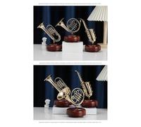 Violin Classical Instruments Pipa Music Box Home Wine Cabinet Decorations Violin Guitar Octave Box Home Decoration