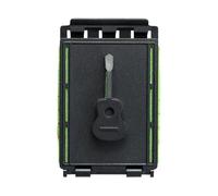 Violin Cloth - Instrument String Cleaning Tool, 360 Degree Side Wipe, 10cm x 6.5cm x 2.1cm + 50g Weighted Stability, High Grade PP & Microfibre - for Guitar & Bass Practice