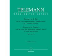 Violin Conc C maj TWV 51:C3 Full Sc - Solo Violin, first Oboe, second Oboe, Strings and BC - SCORE