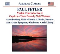 Violin Concerto No 2: Capriccio Three Poems Walt