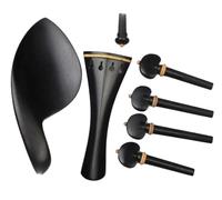 Violín cuerda Instrumento Accesorios 1 Juego De Accesorios Para Violín, Piezas De Tamaño Completo, Clavijas Para Mentonera, Pieza Trasera, Clavija Final 4/4