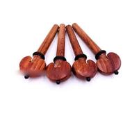 Violín cuerda Instrumento Accesorios 4 Uds. Clavijas De Afinación De Violín Profesionales 4/4, 3/4, 1/2, 1/4, Accesorios De Piezas De Madera De Azufaifo Natural/ébano/palisandro (Color : Brown, Size