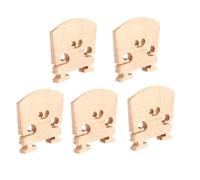 Violín cuerda Instrumento Accesorios 8 Uds 4/4 Puentes De Violín De Arce Sólido Herramientas De Pieza De Puente De Cuerdas De Violín Para Accesorios De Instrumentos De Tamaño 4/4