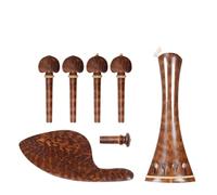 Violín cuerda Instrumento Accesorios Accesorios Para Violín Hechos A Mano, Piezas De Violín 4/4, Accesorios, Clavija Para Violín, Pieza Trasera, Mentonera Con 4 Uds. (Color : 3/4)