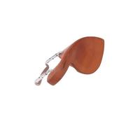 Violín cuerda Instrumento Accesorios Mentonera De Violín De Madera De Azufaifo De Tamaño Completo Con Tornillo De Apoyo De Mentón Plateado, Accesorios De Piezas De Violín (Color : 1/8)