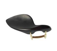 Violín cuerda Instrumento Accesorios Mentonera De Violín De Madera De Ébano De Tamaño Completo Con Tornillo De Apoyo De Barbilla Dorado Accesorios De Piezas De Violín (Color : 4/4)