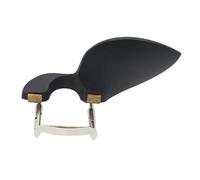 Violín cuerda Instrumento Accesorios Mentonera De Violín De Madera Negra Con Tornillo De Mentonera Plateado Profesional 1/8 1/4 1/2 3/4 4/4 Accesorios De Piezas De Violín (Color : 1/8)