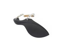 Violín cuerda Instrumento Accesorios Mentonera De Violín De Madera Negra Teñida Con Tornillo De Mentonera Plateado Profesional 1/8 1/4 1/2 3/4 4/4 Accesorios De Piezas De Violín (Color : 1/4)