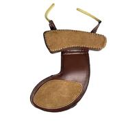 Violín cuerda Instrumento Accesorios Mentonera Para Violín Protector De Cuello Marrón Hombrera De Cuero 4/4-1/16 Hombrera Suave Con Terciopelo (Color : 1/8-1/16)