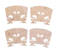 Violín cuerda Instrumento Accesorios Puente De Violín De Madera De Arce Hecho A Mano, Reemplazo De Puente Estable Profesional Para Accesorios Para Instrumentos Musicales De Tamaño 4/4, 4 Uds.