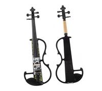 violín Cuerdas Tamaño 4/4 Con Estuche Rectangular De Fibra Y Arco Para Violín Electrónico