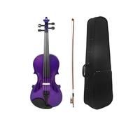Violín Curso De Música Con Práctica. Violín Morado 4/4. Panel Arce Para Principiantes. Piezas Adecuadas(Purple Violin)