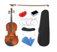 Violín De Abeto Y Arce 4/4, Instrumento Musical Para Principiantes Con Estuche, Cuerdas Para Arco, Juego Completo De Accesorios (Color : 1/2)