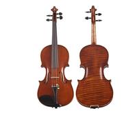 Violín De Alto Rendimiento Hecho A Mano De Una Sola Tabla, Tamaño 4/4, Parte Trasera Y Laterales De Arce, Cola De Ébano, Tapa De Pino Blanco