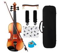 Violín De Cinco Cuerdas 4/4 Violín Hecho A Mano De Abeto Con Higrómetro Caja Cuadrada Violín De Grado De Examen