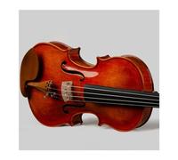 Violín de ébano con patrón de tigre violín de madera maciza para actuación violín para principiantes y adultos(Light brown,1-4)