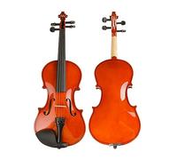 Violín De Estudiante De Madera Contrachapada Brillante Tilo 4/4 3/4 1/2 1/4 1/8 1/16 Instrumento De Violín (Color : 1/4)
