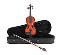 Violín de estudiante tamaño 1/10 de Gear4music con arco de resina y estuche | Para principiantes de 4-5 años, cuerpo de arce y abeto canadiense, cuerdas de acero para una afinación estable