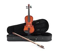 Violín de estudiante tamaño 1/4 de Gear4music con arco de resina y estuche | Para principiantes de 5-7 años, cuerpo de arce y abeto canadiense, cuerdas de acero para una afinación estable