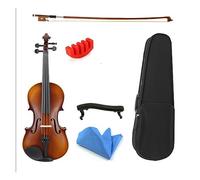 Violín De Llama De Madera Maciza 4/4 3/4 Violín Para Estudiantes Estuche Para Principiantes Cuerdas De Arco Silenciosas (Color : 3/4)