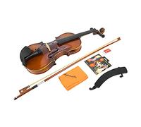 Violín de madera de arce retro de mtlavismo con excelente rendimiento acústico y hermosa apariencia ideal para principiantes y s que dan violín a medio tamaño (AV-04 brillante 4/4 violín)