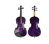 Violín De Madera Maciza Para Principiantes, Violín De Madera Maciza Púrpura De Exportación 4/4 3/4 1/2 1/4 Violín (Color : 1/2)